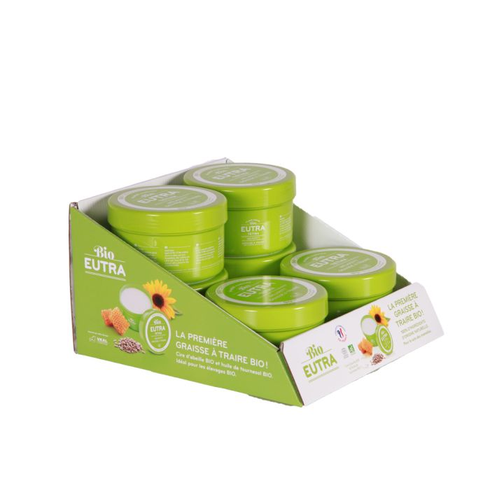 Présentoir de comptoir graisse à traire EUTRA Bio