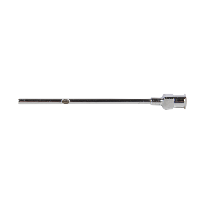Sondes trayeuses inox Luer Lock 8 cm