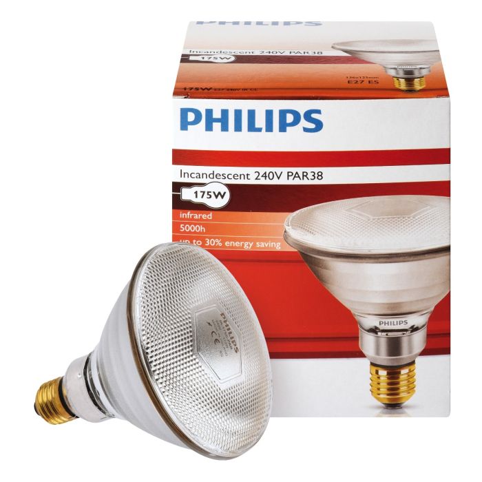 Philips Ir Lampe Par 175W Klar