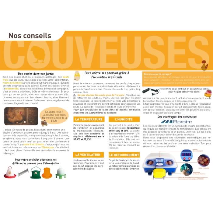 Kakémono incubation BOROTTO