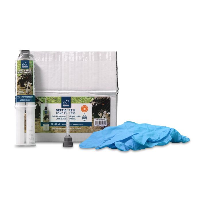 10 kits of Glue septicare II Bond Express single use 25ml