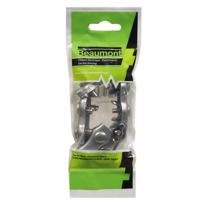 Aluminium connector for ropes X5