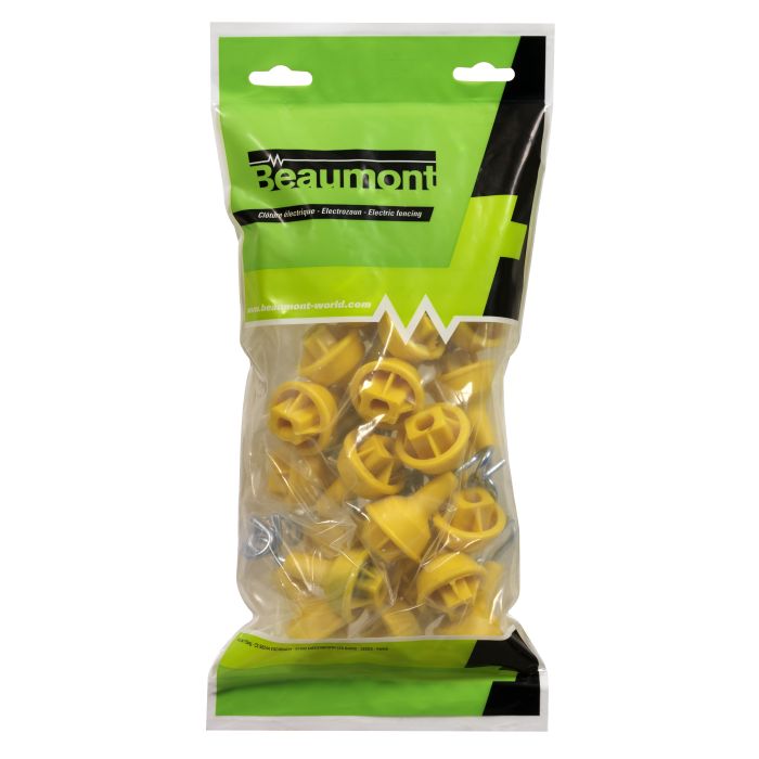 Isolateur tire bouchon métal 