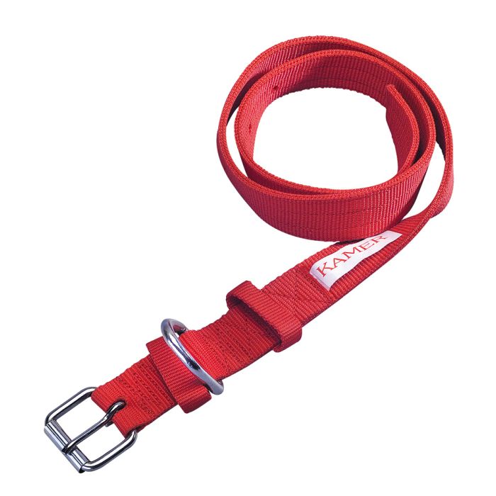 Doppeltes Nylon Halsband Rot