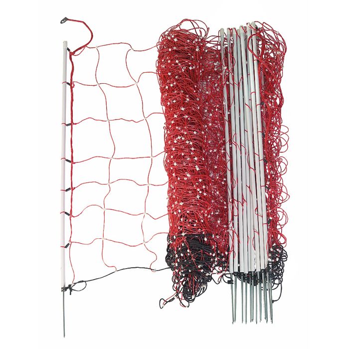 Filet mouton rouge hauteur 0,90 m - 50m, pour mouton BEAUMONT