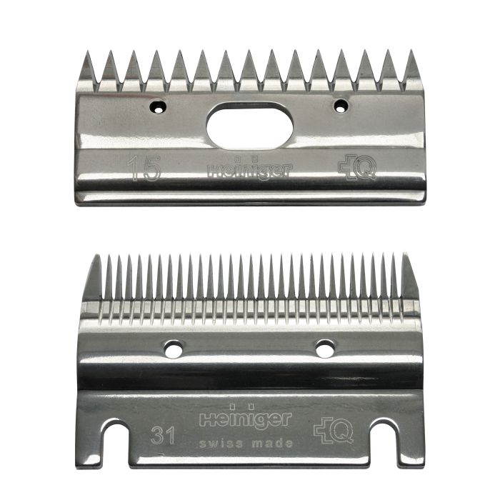 Heinger 31/15 horse comb/cutter set