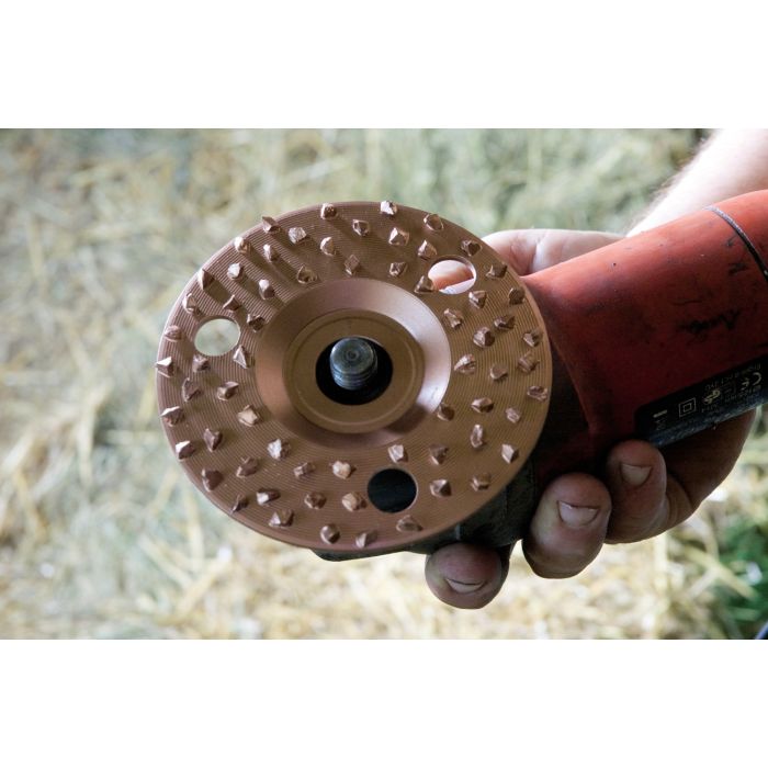 Hoof disc large grain 125 mm