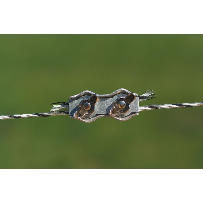 Aluminium connector for ropes X5
